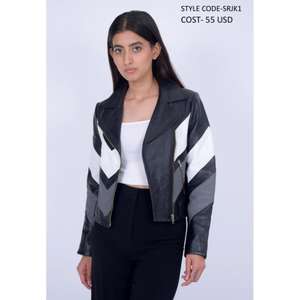 เสื้อแจ็คเก็ตบอมเบอร์หนังแท้สำหรับผู้หญิง คอลเลคชั่นฤดูใบไม้ร่วง-ฤดูหนาว ปี 2025 สไตล์ยุโรป  คอตั้ง  รับสกรีนโลโก้  แบบเรียบ  สำหรับขี่มอเตอร์ไซค์  พร้อมระบบทำความร้อน - Product Image 1