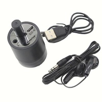 Détecteur de fuite de tuyau d'eau, amplificateur acoustique portable avec casque pour localiser les fuites de chauffage au sol souterrain