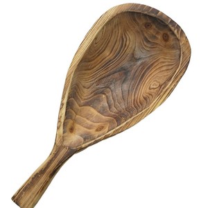 Bandeja de frutas hecha a mano de madera de cedro en forma de corazón, color marrón oscuro, para decoración y almacenamiento en la mesa del hogar. - Product Image 5