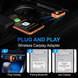 Adaptateur CarPlay sans fil 4 en 1, <span class=keywords><strong>Android</strong></span> Auto, Mirror Link, AirPlay, Plug and Play, universel pour iOS et <span class=keywords><strong>Android</strong></span>, vente flash - Product Image 5