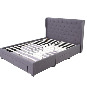 Đ<span class=keywords><strong>a</strong></span> Chức Năng Khung Giường Đệm Đầu Giường Lưu Trữ Ngăn Kéo Linh Hoạt Di Chuyển Bánh Xe Phòng Ngủ Đặt Vua Giường Vua Kích Thước Giường Sang Trọng - Product Image 5