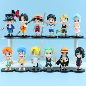 Một trẻ cướp biển Q phiên bản 12 pieced con Luffy Zoro Sanji hình bộ Anime mô hình trang trí sưu tập đồ chơi Quà Tặng Tượng nghệ thuật - Product Image 1