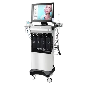 14 En 1 Hydro Rejuvenecimiento Microdermoabrasión Hidrodermoabrasión Oxygen Jet Peel Aqua Spray Hydra Dermabrasion Facial Eqpt Machine