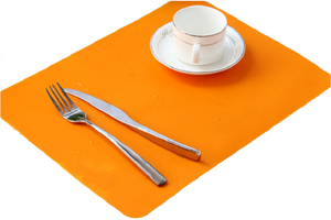 Tappetini da forno <span class=keywords><strong>in</strong></span> <span class=keywords><strong>Silicone</strong></span> di grandi dimensioni 40x30cm ad alta temperatura con cuscinetti quadrati di 5mm di spessore per il tavolo da pranzo per barbecue da cucina - Product Image 4