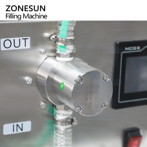 Máquina de Llenado Automática de Líquidos ZONESUN ZS-VTG25A con Bomba Magnética, Gran Caudal, para Detergentes, Aceites, Cosméticos, con Cinta Transportadora - Product Image 3