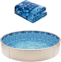 Runde Aufstellpool-Folie, Überlappungs-Poolfolien, Standard-Vinylfolie für Aufstellpools mit Stahlrahmen