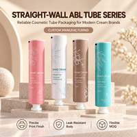 Tube de crème pour les mains en aluminium et plastique laminé, emballage ABL, bouchon à vis, logo personnalisé, impression UV, OEM ODM