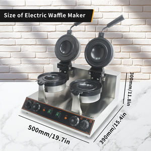 Commerciale in acciaio inox UFO Burger Maker antiaderente elettrico cialda per fare il gelato pressa negozi <span class=keywords><strong>ristoranti</strong></span> 220v - Product Image 5