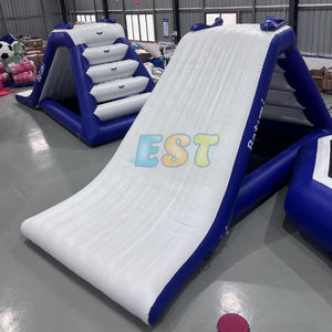 Juegos de parque acuático flotante Toboganes de agua inflables de PVC para adultos para <span class=keywords><strong>piscina</strong></span> Toboganes de <span class=keywords><strong>piscina</strong></span> Tobogán de agua flotante inflable - Product Image 4