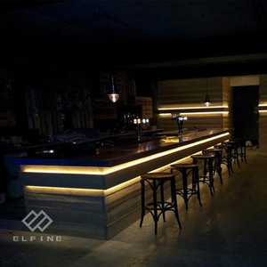 Cong thắp sáng <span class=keywords><strong>Acrylic</strong></span> bề mặt rắn thức ăn nhanh nhà hàng quầy <span class=keywords><strong>bar</strong></span> - Product Image 4