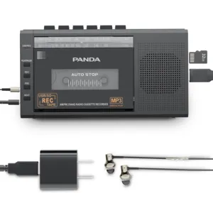 Grosir Pabrik Kualitas Baik Portabel Retro USB SD Card AM FM RADIO Kaset Player Walkman Tape Cassette Recorder Player