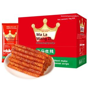Strisce morbide piccanti principe 360g 20 sacchetti snack piccanti di cereali salati speciali Hunan nostalgici snack di oggetti caldi di celebrità su Internet - Product Image 1