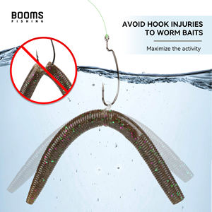 10 Uds gusano Senko 5,1 pulgadas/130mm cuerpo de cebo salado suave trampa para peces eficiente goma de silicona WL1 cebo de pesca de gusano señuelos blandos - Product Image 3