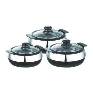Hot Sale Flower Design Casserole and <b>Cooking</b> <b>Pot</b>, Stainless Steel Cookware Set - Product Image 3