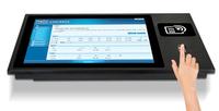 PC de panel industrial con pantalla táctil resistente de 15,6 pulgadas con lector de huellas dactilares lector RFID NFC 2RS485 6USB para Terminal inteligente