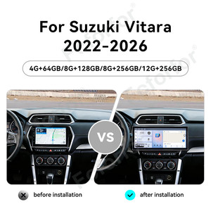 Autoradio Foforfor Qualcomm 15.8'' Android 15 con Touchscreen e Navigatore GPS per Suzuki <span class=keywords><strong>Vitara</strong></span> 2022-2026 con Carplay e Android <span class=keywords><strong>Auto</strong></span> - Product Image 2