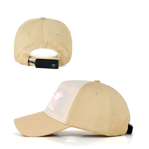 Casquette de baseball LED personnalisée 2026 avec radio, message lumineux programmable, visière incurvée réglable, en coton, pour publicités événementielles - Product Image 6