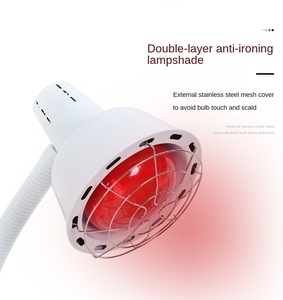 Lâmpada de Aquecimento Elétrica Multifuncional de Terapia Física Infravermelha com Ângulo Ajustável de 360 Graus e Base de Injeção de Água em Plástico e Metal - Product Image 4