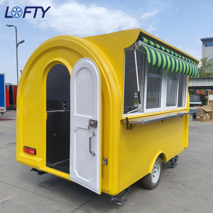 Mini-restaurant mobile extérieur sur roues pour la <span class=keywords><strong>vente</strong></span> de hamburgers, hot-dogs, café, glaces et autres aliments – Kiosque de restauration à vendre - Product Image 1