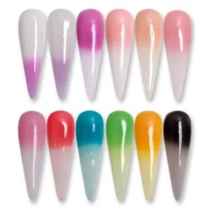 30 ML Low MOQ Vegan cosmetico Private Label cambio di colore delle unghie forniture UV Led Poly colla