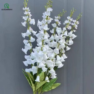 <span class=keywords><strong>Campanula</strong></span> Artificiale in Seta a Stelo Lungo, Bouquet Floreale Bianco per Decorazioni Casa, Matrimoni, Feste, San Valentino, Vacanze, Vasi da Tavola - Product Image 3
