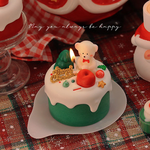 Custom Gift Home Decor Handmade Aromatherapy <b>Candles</b> Christmas Bear Soy Wax Scented <b>Candle</b> - Product Image 3