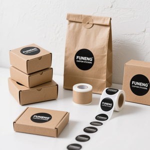 Tùy chỉnh Vòng Tròn thực phẩm Stickers - Vinyl thực phẩm không thấm nước nhãn cho sô cô la & bánh bao bì nhãn - Product Image 3