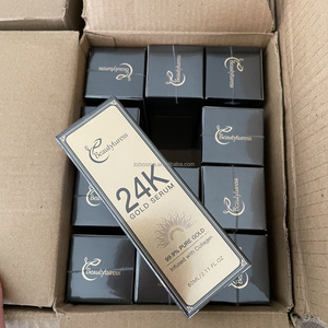 自社ブランド24kゴールドフェイスセラム保湿剤ブライトニング韓国スキンケアフェイシャルセラム年齢に逆らうしわダークスポット - Product Image 4