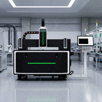 Machine de découpe laser à fibre CNC durable de 1,5 kW pour la fabrication de métaux (acier inoxydable, aluminium, acier au carbone) avec faible entretien