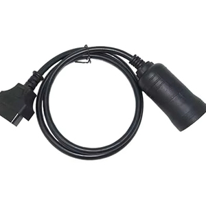 Cable de Conectores Automotrices de 3 Pies, Tipo 2, Negro, J1939 de 9 Pines Hembra a OBD2 Hembra, China - Product Image 1