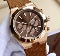 Montre chronographe automatique de luxe pour homme, boîtier en acier inoxydable, montre mécanique multifonctionnelle