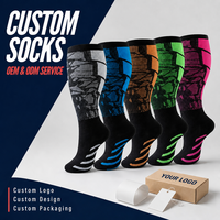 Chaussettes de compression grande taille pour femmes et hommes, mollets larges, extra larges, hauteur genou, pour voyage, yoga, course à pied, circulation