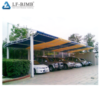 Structure de carport en acier léger pour la construction en Chine avec services de soudage et de pliage, conception personnalisée