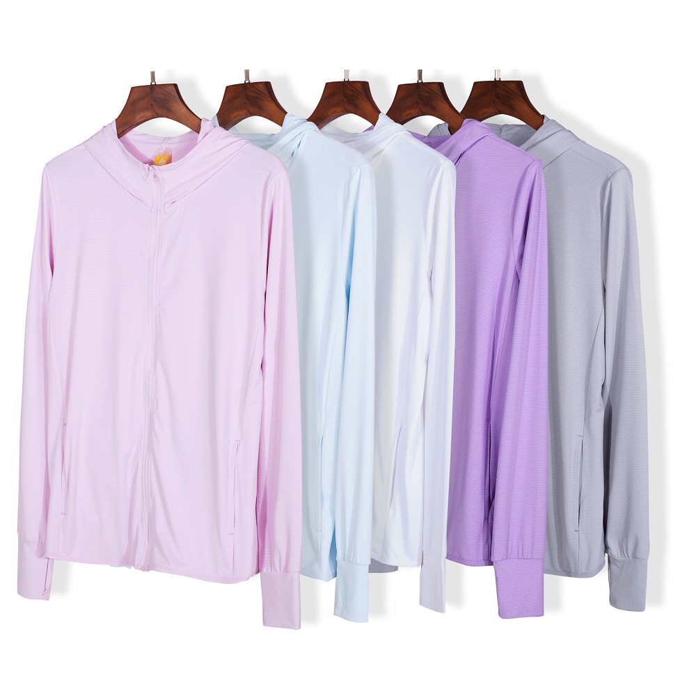 Женская Солнцезащитная одежда с капюшоном, с защитой от УФ-лучей