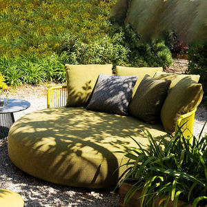 Chaises longues d'extérieur Meubles au bord de la piscine Lit de repos en aluminium Meubles de patio Chaise longue en corde Lit de salon en métal Mobilier d'extérieur Lit de bronzage - Product Image 2