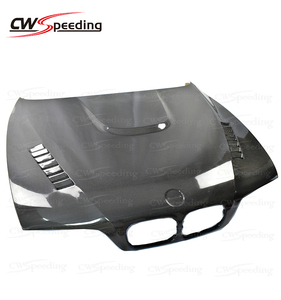 CWS STYLE CARBON FIBER <strong>ENGINE</strong> HOOD BONNET for 1997-2003 BMW 5 SERIES E39 530I - Product Image 4