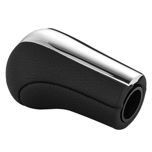 Pommeau de levier de vitesse en cuir électroplaqué noir pour Toyota Corolla 5 6 vitesses, levier de changement de vitesse ergonomique - Product Image 4