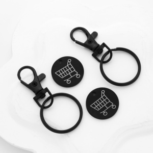 Tienda de comestibles Mochila <span class=keywords><strong>Llavero</strong></span> Carrito DE LA COMPRA Tokens <span class=keywords><strong>Llavero</strong></span> Acero inoxidable Carrito de compras <span class=keywords><strong>Llavero</strong></span> - Product Image 6