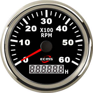 Tachymètre de <span class=keywords><strong>moteur</strong></span> <span class=keywords><strong>hors</strong></span>-<span class=keywords><strong>bord</strong></span> diesel ECMS avec <span class=keywords><strong>compteur</strong></span> <span class=keywords><strong>d</strong></span>'heures, <span class=keywords><strong>compteur</strong></span> de tours, 6000 tr/min, 9-32V, 85mm - Product Image 5