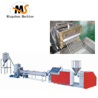 Granulateur automatique haute capacité Mingshun pour le recyclage des déchets plastiques HDPE PP PPR LDPE avec une production de 100-200 kg/h et un moteur de 45 kW