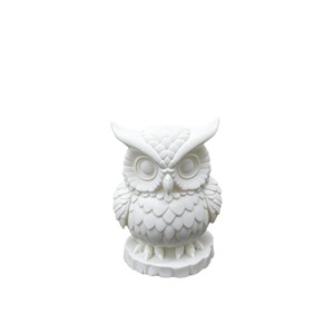 โมเดลนกฮูก 3 มิติ Xuli ทำจากเรซิ่นสำหรับระบายสีและปรับแต่งได้ - Product Image 1