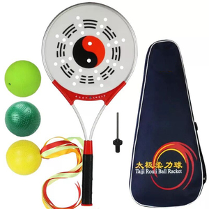 Ensemble de raquettes légères et durables pour le Jiu-<span class=keywords><strong>Jitsu</strong></span>, le Kung-Fu chinois, le Wushu, les arts martiaux, le <span class=keywords><strong>Tai</strong></span> Chi et le Taiji Rouli avec balles - Product Image 1