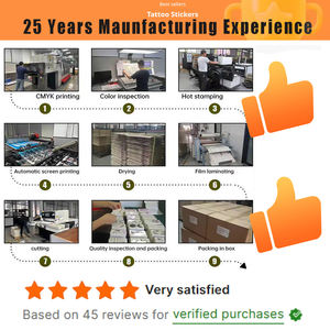 Vente flash CHUANGJIA Autocollants d'art corporel longue durée Modèle XHB(1-60) 800+ Designs Femmes/Adultes Hommes Tatouages temporaires réalistes - Product Image 6