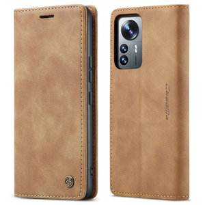 CaseMe PU Funda de cuero magnético para Xiaomi 12 Lite 11 Pro <span class=keywords><strong>PocoX3</strong></span> M3 Stand Coque Flip Wallet Funda protectora Stand - Product Image 4