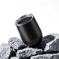 Mug à café en acier inoxydable à double paroi isolé sous vide de 350 ml, affichage de la température, isolation thermique de 6 à 12 heures, respectueux de l'environnement