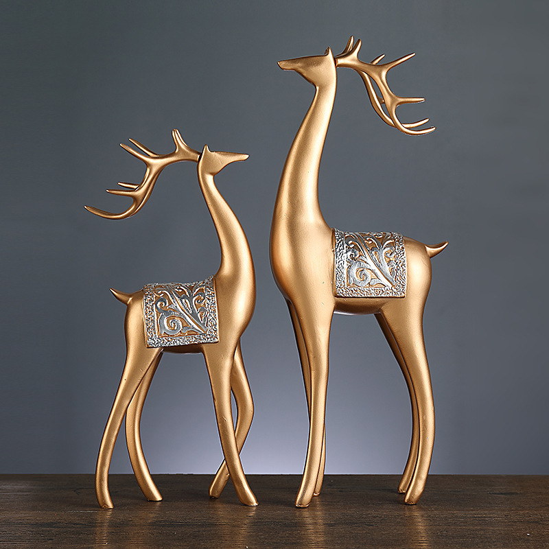 Creative Handicraft Deer Ornaments for Home