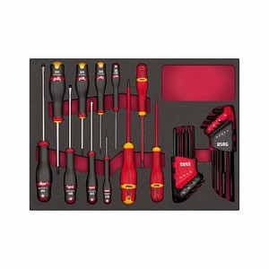 Juego de Destornilladores Usag 37x23x7.5cm, Kit de Herramientas Manuales de Acero con 3 Años de Garantía - Product Image 1