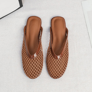 Sandalias informales abiertas de cuero de alta calidad para hombre, con correa ajustable, antideslizantes, de doble uso, calzado de playa de verano, cómodo para exteriores - Product Image 2