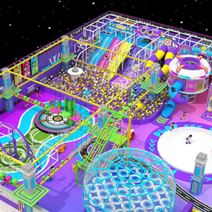 <span class=keywords><strong>Parque</strong></span> <span class=keywords><strong>de</strong></span> Juegos Interior con Temática Espacial, <span class=keywords><strong>de</strong></span> Espuma y Plástico, con Piscina <span class=keywords><strong>de</strong></span> Pelotas, Tobogán, Trampolín, Castillo Morado, <span class=keywords><strong>Parque</strong></span> <span class=keywords><strong>de</strong></span> Aventuras para Bebés - Product Image 1
