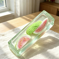 Balle élastique TPR faite à la main en forme de fruit, série Vaseline, pour cadeau anti-stress DIY pur fait main pour adolescents et adultes